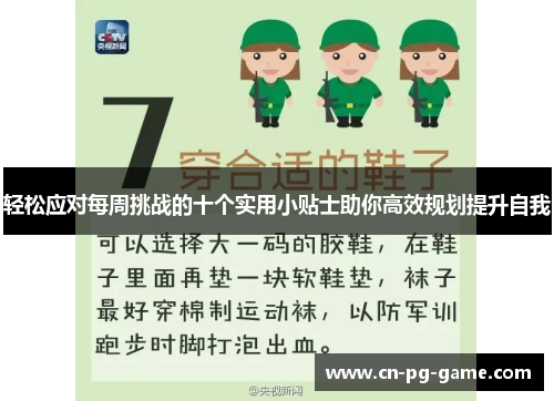 轻松应对每周挑战的十个实用小贴士助你高效规划提升自我