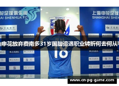 申花放弃费南多31岁国脚遭遇职业转折何去何从 申花放弃费南多31岁国脚遭遇职业转折何去何从