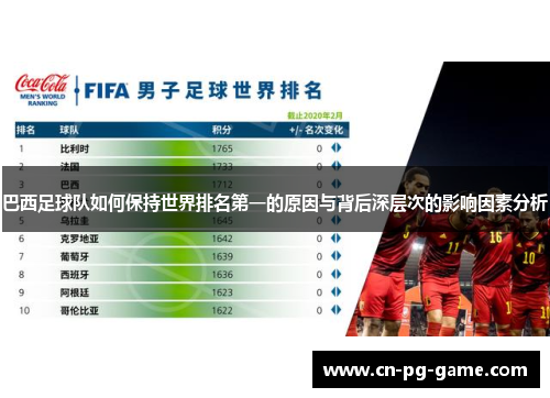 巴西足球队如何保持世界排名第一的原因与背后深层次的影响因素分析 巴西足球队如何保持世界排名第一的原因与背后深层次的影响因素分析